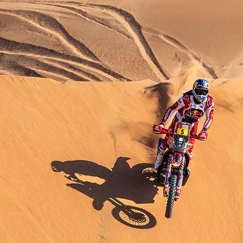 DANIEL SANDERS COMPLETES FIRST LEG OF DAKAR CHRONO STAGE UNSCATHED